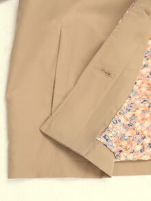 Brillora 女款落肩長袖單排扣休閒法式寬鬆風衣外套 旅行 卡其綠 秋冬 節慶 工作 校園 假期 - 卡其色 - 查看 9