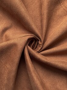 Weeklong Jaket Lengan Panjang Kasual Gaya Pedesaan Musim Gugur Berbahan Suede Cokelat Ukuran Besar, Gaya Barat Bohemian Nomad Klasik dengan Rumbai dan Patchwork untuk Acara Formal Pagi Hari - Coklat - View 7