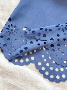 Vintaside Kids Setelan Atasan Lengan Panjang dan Celana Panjang Motif Pastoral Terbaru untuk Remaja Perempuan, Cocok untuk Musim Gugur/Dingin - Biru - View 9