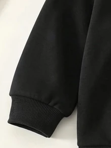 1件男孩運動風字母印花長袖圓領衛衣，休閒秋季服飾 - 彩色 - 查看 4