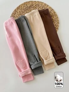 SHEIN Kids Young Girl Young Girl 4PCS Young Girls Leggings - Multicolor - View 1