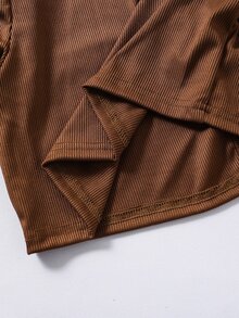 SHEIN Tween女孩細肩帶秋季套裝 秋季洋裝 女孩洋裝 女孩服飾 8至12歲 秋冬 - 彩色 - 查看 9