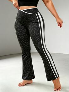 Rhythm Era Women's Plus Size Black Sports Pants Gym Sports Summer - Black - View 5