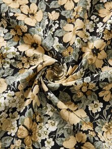 Al Najma Women's Floral Print Arabian Dress - Multicolor - View 5