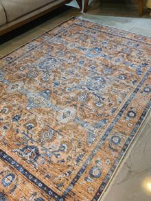 Non-Slip, Washable, Digitally Printed Rug, Runner, Kitchen Rug, Suitable For Living Room ,Bedroom , Outdoor - Royal Blue - View 8