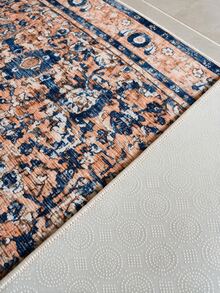 Non-Slip, Washable, Digitally Printed Rug, Runner, Kitchen Rug, Suitable For Living Room ,Bedroom , Outdoor - Royal Blue - View 7