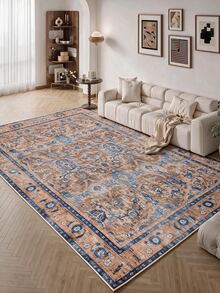 Non-Slip, Washable, Digitally Printed Rug, Runner, Kitchen Rug, Suitable For Living Room ,Bedroom , Outdoor - Royal Blue - View 5