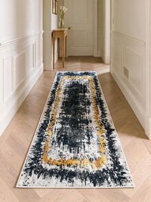 Non-Slip, Washable, Digitally Printed Rug, Runner, Kitchen Rug, Suitable For Living Room ,Bedroom , Outdoor - Mustard Yellow - View 5