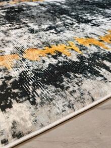 Non-Slip, Washable, Digitally Printed Rug, Runner, Kitchen Rug, Suitable For Living Room ,Bedroom , Outdoor - Mustard Yellow - View 3