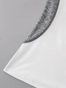CourtClass CourtClass Women's Colorblock Zipper Half-Placket Short Sleeve Sports Polo Shirt Golf Workout White Summer Athleisure Active - Multicolor - View 6