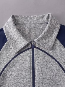 CourtClass CourtClass 拼色拼接短袖運動 Polo 衫 - 彩色 - 查看 7