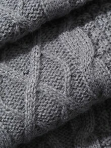 FRIFUL Women's Cable Knit Camisole Top With Ruffle Hem And Knit Long Pants Casual Romantic Elegant Set Brunch Grey Fall - Brown - View 11