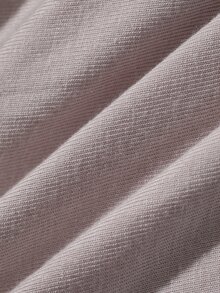 Dazy Maternity Solid Color Fitted Cinched Waist Ruched Tie Long Sleeve V-Neck Casual Vacation Daily Spring Autumn Dress Maternity Dress - Pink - View 9