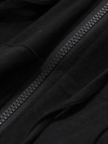 DAZY Solid Color Slim Fit Long Sleeve Hooded Casual Vacation Korean Style Daily Spring Autumn Maternity T-Shirt - Black - View 8