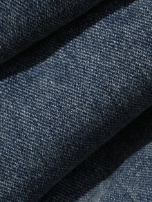 Dazy Plus Autumn/Winter New Lamb Wool Patchwork Fur Collar Denim Jacket Street Casual - Medium Wash - View 9