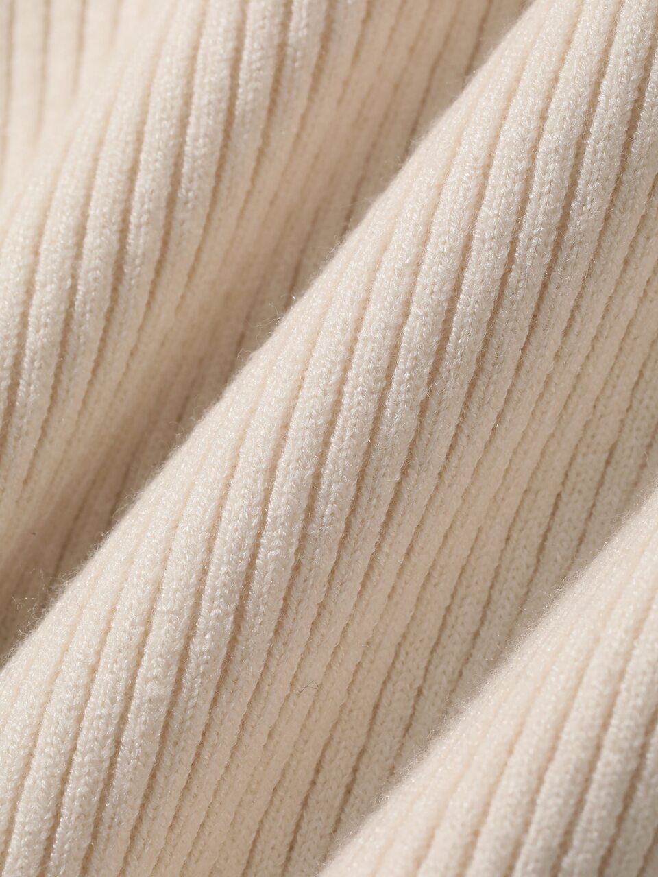 Autumn/Winter Apricot Round Neck Long Sleeve Cable Knit Fitted Ribbed Casual Women's Sweater