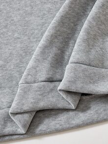 SHEIN Tween Girls 2pcs California Letter Graphic Sweatshirt And Joggers Set Casual Sporty Preppy Loungewear Fall Sweatsuit Outfit - Grey - View 6