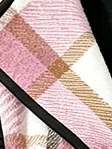 SHEIN 女童 3 件組秋冬套裝 格紋翻領繫帶背心 羅紋針織長袖上衣與長褲套裝 舒適可愛童裝 - 彩色 - 查看 4