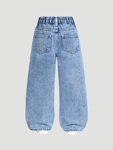 SHEIN Explorewe 2件裝女童牛仔褲 秋冬款 - 彩色 - 查看 10