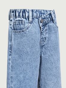 SHEIN Explorewe 2件裝女童牛仔褲 秋冬款 - 彩色 - 查看 9
