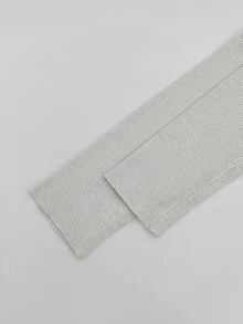 GlowEve 半高領修身長袖修身顯瘦優雅成熟休閒女款針織洋裝 適合辦公室晚餐早午餐日常穿著 淺灰色 秋季 - 淺灰色 - 查看 6