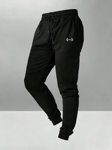 Coreblaze Conjunto deportivo de manga corta y pantalones largos de corte slim para hombre, para el gimnasio - Blanco - Ver 5