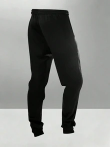 Coreblaze Conjunto deportivo de manga corta y pantalones largos de corte slim para hombre, para el gimnasio - Blanco - Ver 3