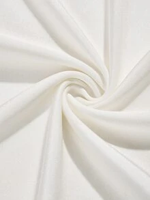 SOLERSUN 女款夏季優雅性感蕾絲拼接掛脖上衣與緊身褲兩件套，適合夜晚外出與約會，奶油白與黑色 - 白色 - 查看 11