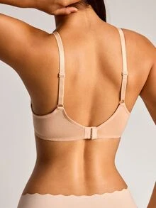 Barelissa Women's Wireless Thin Cup Casual Comfortable Bra, 1pc - Apricot - View 2