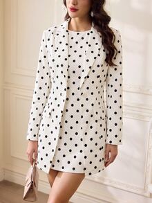 Vintamour Spring Break Elegant Dresses For Women Office Outfits For Women In Fall/Winter - Beige - View 5