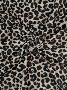 IslaSuriya A Classic, Best-Selling Women's Cropped Casual Shirt With Leopard Printperfect For Street Style And Easy To Pair With Anything - Multicolor - View 6