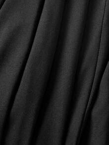 Trelyra Elegant & Seductive Black Mesh & Milk Silk Fitted Long Sleeve Mermaid Dress, Mesh Patchwork Adds Ethereal Charm, Suitable For Evening Party, Luxury Date - Black - View 11