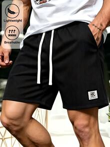 Gym Rark 2pcs Men's Sports & Outdoor Exercise Corduroy Shorts, Gym - Multicolor - View 4