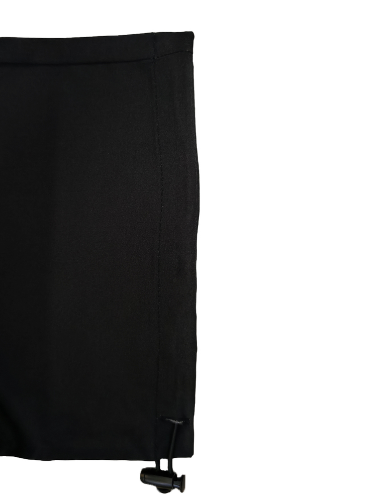 Sport MetroGents Men's Geometric Pattern & Letter Print Drawstring Waist Sports Pants With Pockets, Gym - Black - View 4