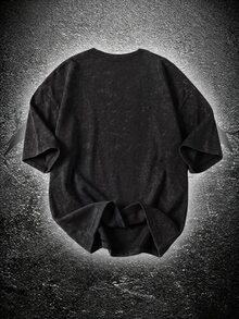 Sport MetroGents Men's Spider Print Casual Daily Travel Sports T-Shirt, Gym - Black - View 2