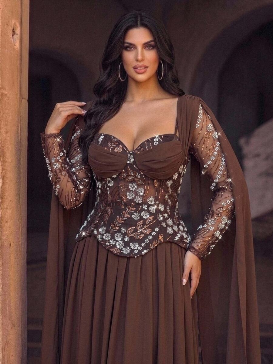 Glamrae Plus Size Elegant Romantic Glamorous Dignified Luxurious Grass ...