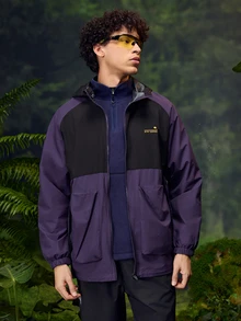 Sport MetroGents Men's Casual Outdoor Contrast Color Zipper Front Hoodie Jacket, Suitable For Daily Wear, Autumn - Multicolor - View 4