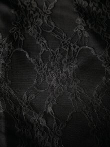 Feyla 女款大尺碼黑色蕾絲優雅蓬鬆性感洋裝，適合派對、正式場合、雞尾酒會、晚宴與婚禮，秋季新年新款 - 黑色 - 查看 7