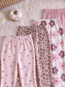 Young Girl 2PCS Young Girls Pants - Multicolor - View 4