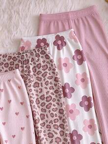 Young Girl 2PCS Young Girls Pants - Multicolor - View 3