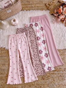 Young Girl 2PCS Young Girls Pants - Multicolor - View 8