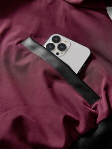 AXEPEAK Men's Woven Fashion Long Sleeve Jacket - Red Violet - View 4
