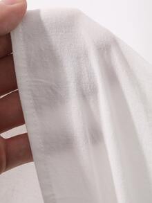 DAZY Women's Solid Color Single-Breasted Casual Versatile Daily Outing Shirt Long Sleeve Fall - White - View 7