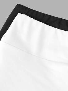 Maija Kids Maija Kids Tween Girls 2 Packs Knitted Solid Color Cute Modest Ruffle Layered Built-In Shorts Mini Skirt,Black And White,Summer,Casual,Tennis,Y2K Fashion,Skort - Multicolor - View 7