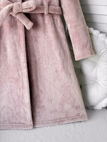 SHEIN 青少年女孩睡衣 - 藕粉色 - 查看 4