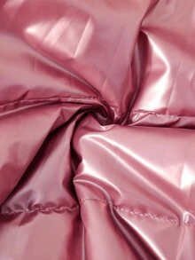 SHEIN Tween Girl Clothes Girls Jacket Winter Coats For Girls Jackets For Girls Girls Puffer Jacket Hooded - Rusty Rose - View 9