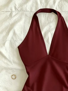 IslaSuriya 女裝套裝、女上衣、休閒背心、熱門趨勢、時尚上衣、Y2K上衣、Y2K服飾、紅色上衣 - 玫紅色 - 查看 3