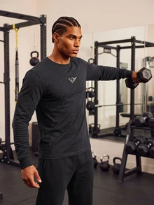 OTTIMOZO Men's Loose Fit Oversized T-Shirt For Spring/Summer Street Style Easter Vacation,Gym,Workout,Skin-Friendly,Comfortable,Brands,Baggy,Running, - Black - View 7