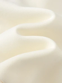 SHEIN 2件組厚款杏色格子領熊圖案針織上衣與紅色燈芯絨吊帶連身褲套裝，舒適百搭時尚休閒可愛簡約，適合室內日常活動、戶外滑雪、戶外運動、玩耍、派對、拍照、假期新年萬聖節聖誕節 - 彩色 - 查看 9