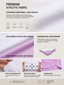 Powerista Women's Solid Color Criss-Cross Back Sports Bra And Shorts Set Gym Fitness Running Casual Sporty Modest Workout White Light Pink Summer - Pink - View 4